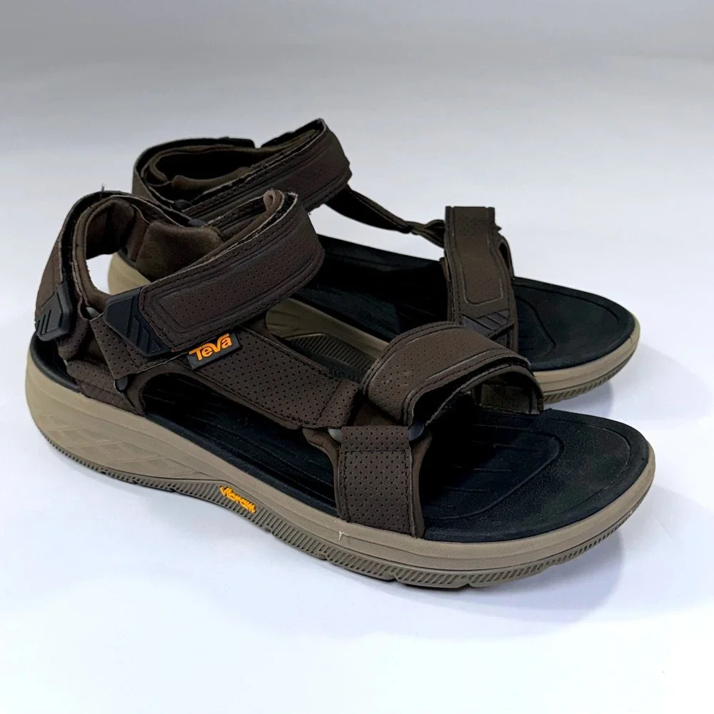 Teva Strata Universal Sandals Mens 10 Turkish Brown Hiking Trail Outdoor Active